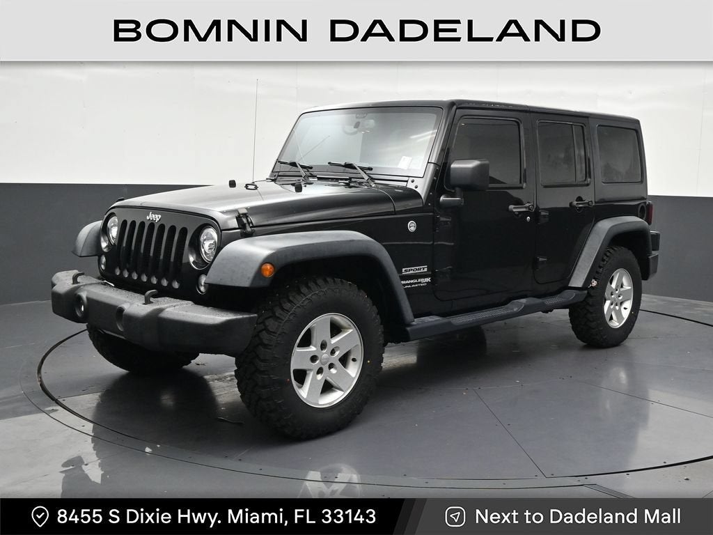 2018 Jeep Wrangler JK Unlimited Sport S 4x4