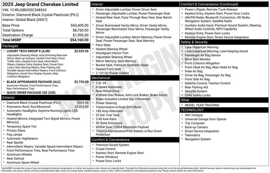 2025 Jeep Grand Cherokee Limited