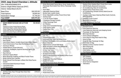 2022 Jeep Grand Cherokee L Altitude