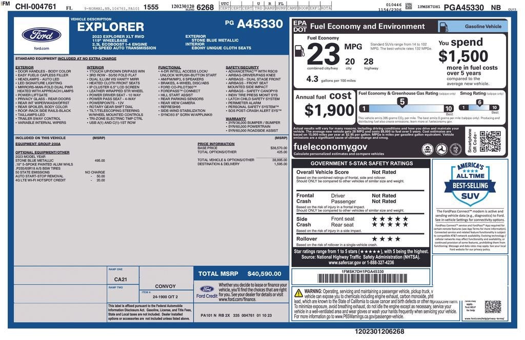2023 Ford Explorer XLT