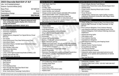 2023 Chevrolet Bolt EUV LT