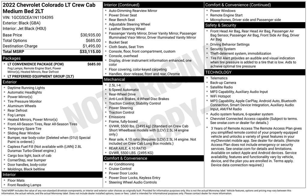 2022 Chevrolet Colorado LT