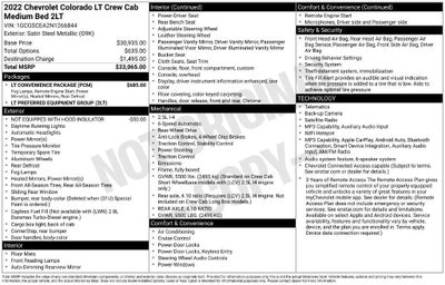 2022 Chevrolet Colorado 2WD LT