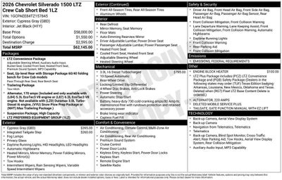 2026 Chevrolet Silverado 1500 LTZ