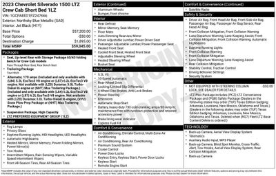 2023 Chevrolet Silverado 1500 LTZ