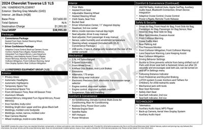 2024 Chevrolet Traverse LS
