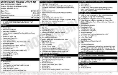 2023 Chevrolet Traverse LT Cloth