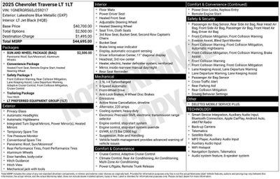 2025 Chevrolet Traverse LT