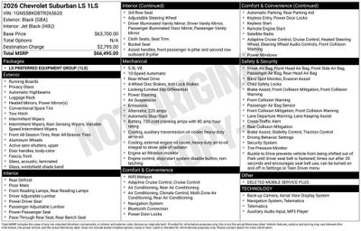 2026 Chevrolet Suburban LS