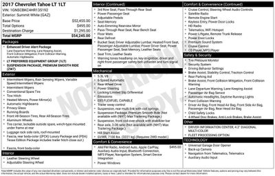 2017 Chevrolet Tahoe LT