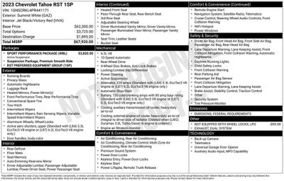 2023 Chevrolet Tahoe RST
