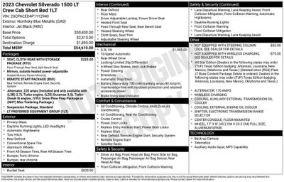 2023 Chevrolet Silverado 1500 LT