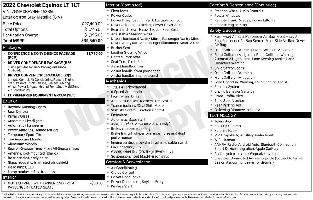 2022 Chevrolet Equinox LT