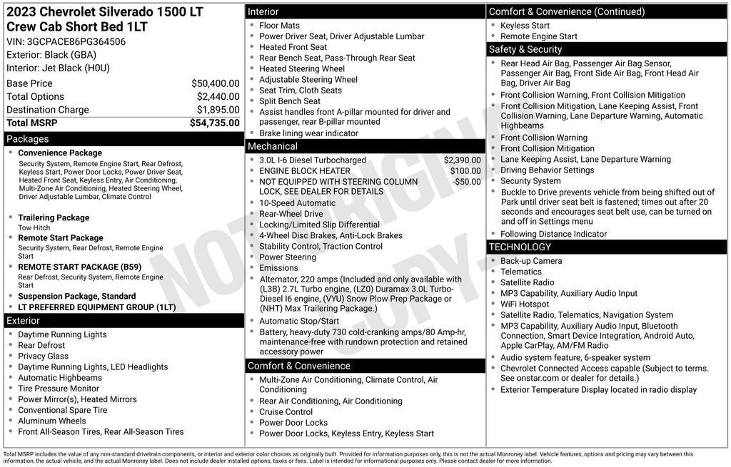 2023 Chevrolet Silverado 1500 LT