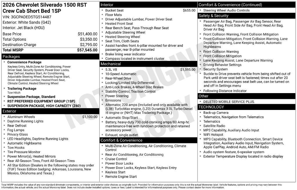 2026 Chevrolet Silverado 1500 RST - Photo 6