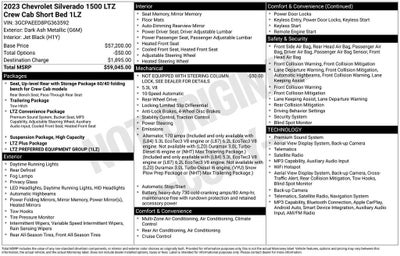 2023 Chevrolet Silverado 1500 LTZ