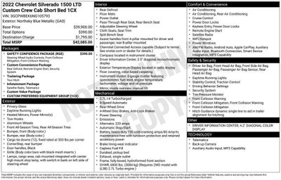 2022 Chevrolet Silverado 1500 LTD Custom