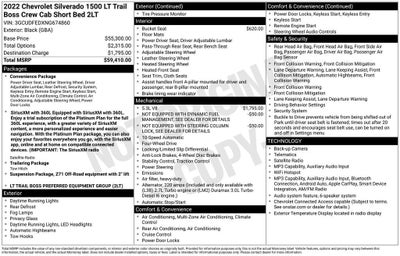 2022 Chevrolet Silverado 1500 LT Trail Boss