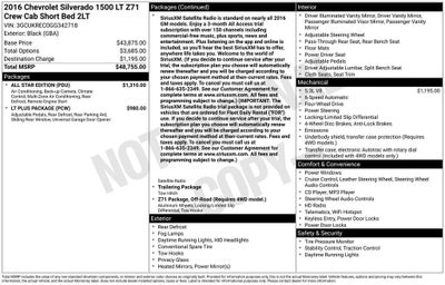 2016 Chevrolet Silverado 1500 LT