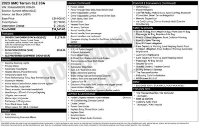 2023 GMC Terrain SLE