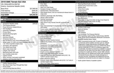 2018 GMC Terrain SLE