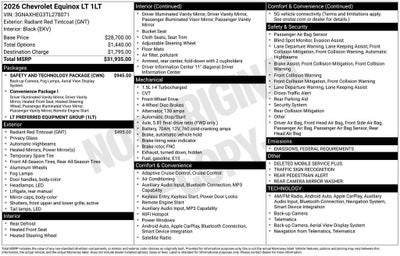 2026 Chevrolet Equinox LT