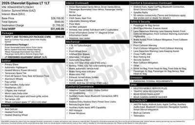 2026 Chevrolet Equinox LT