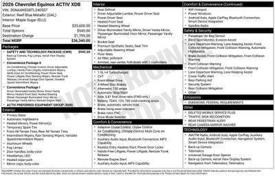 2026 Chevrolet Equinox ACTIV