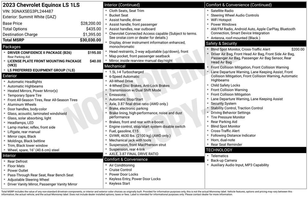 2023 Chevrolet Equinox LS