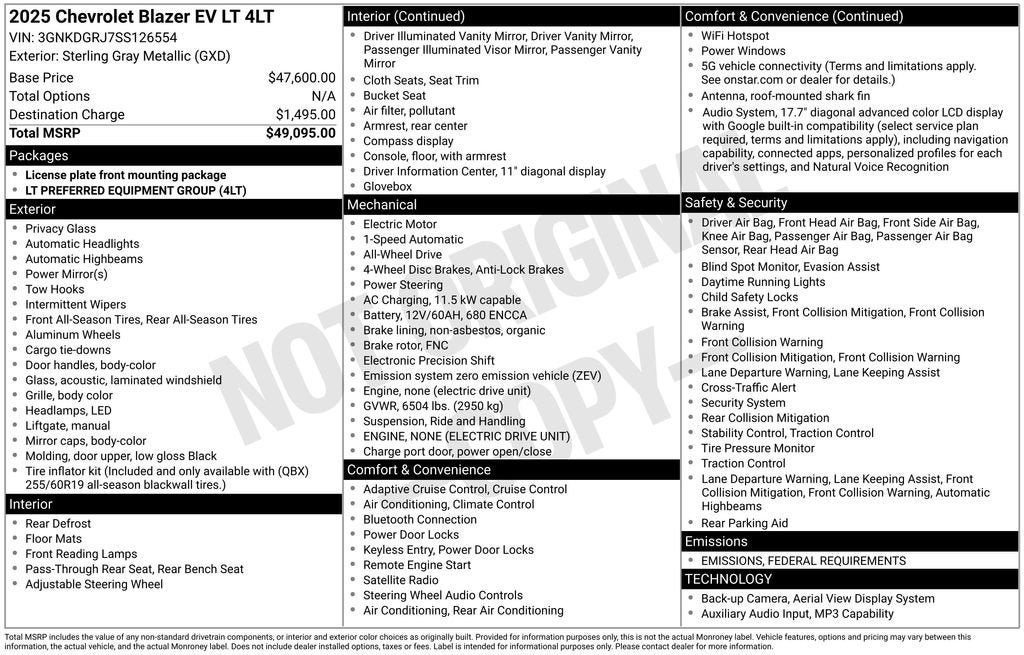2025 Chevrolet Blazer EV LT