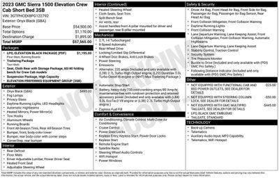 2023 GMC Sierra 1500 Elevation
