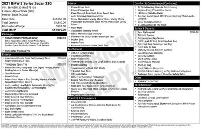 2021 BMW 3 Series 330i