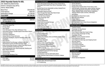 2022 Hyundai Santa Fe SEL