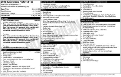 2022 Buick Encore Preferred