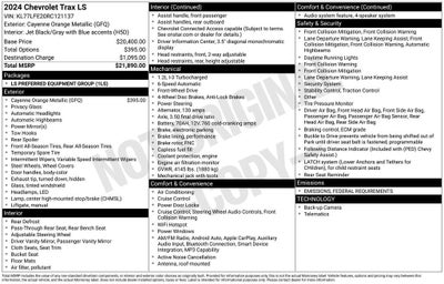 2024 Chevrolet Trax LS