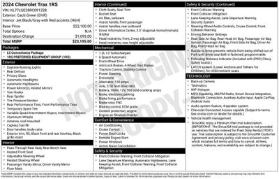 2024 Chevrolet Trax 1RS