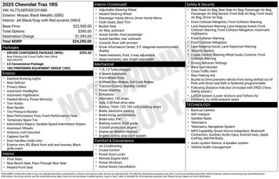 2025 Chevrolet Trax 1RS