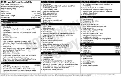 2024 Hyundai Kona Electric SEL