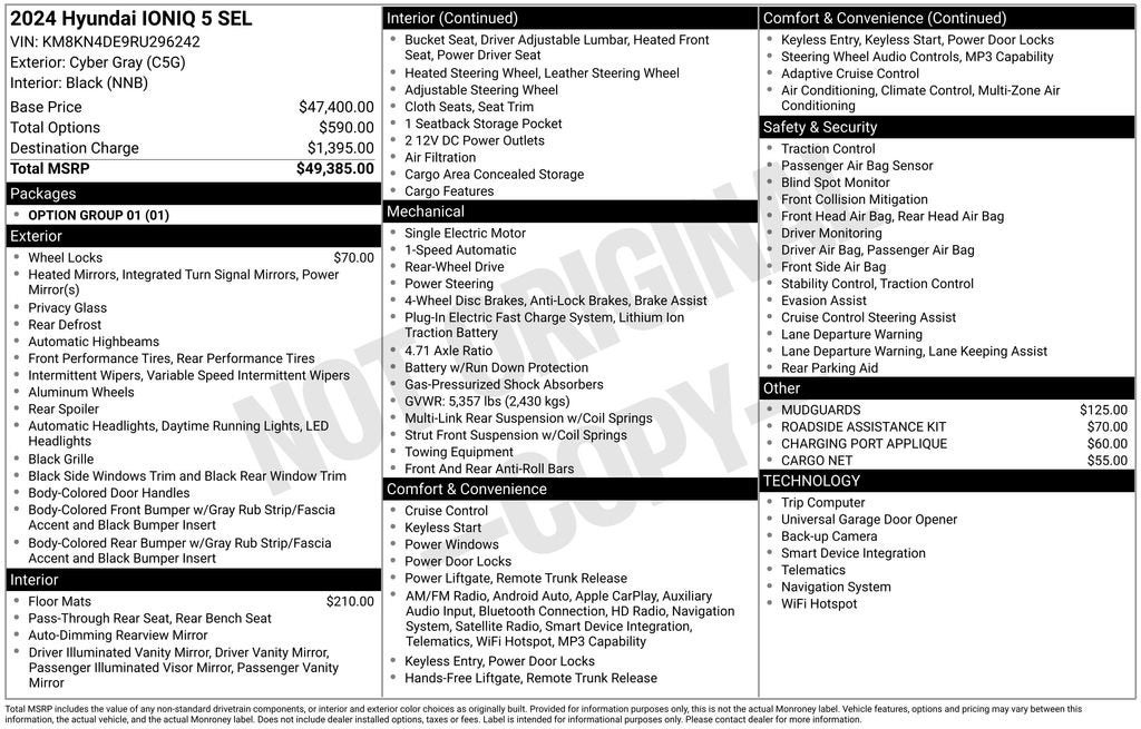 2024 Hyundai IONIQ 5 SEL