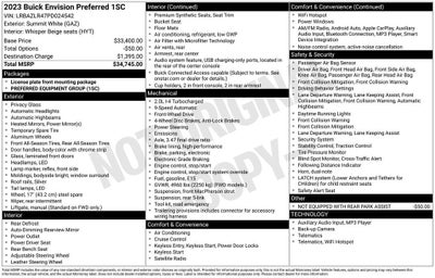 2023 Buick Envision Preferred