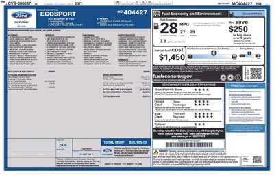 2021 Ford EcoSport SE
