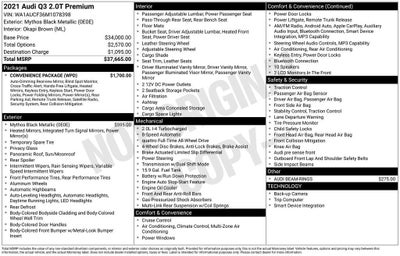 2021 Audi Q3 Premium