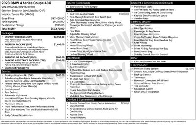 2023 BMW 4 Series 430i