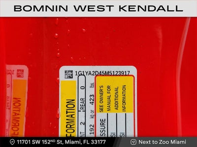 2021 Chevrolet Corvette Stingray 1LT