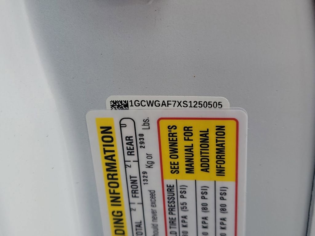 2025 Chevrolet Express Cargo 2500 WT