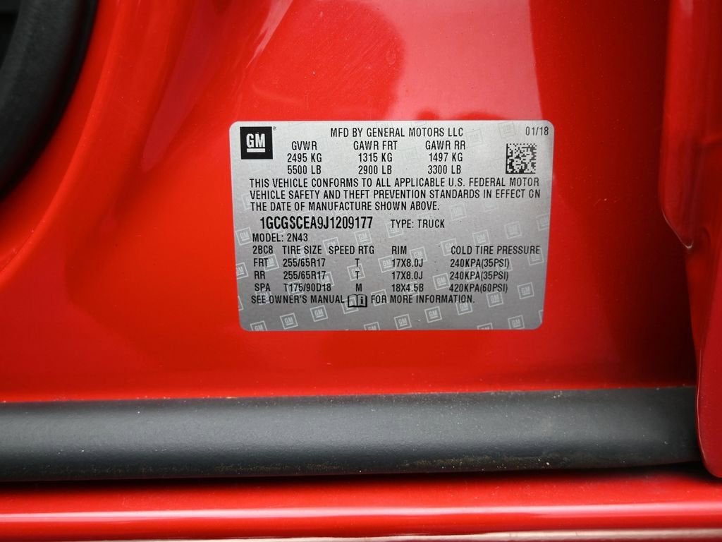 2018 Chevrolet Colorado 2WD LT