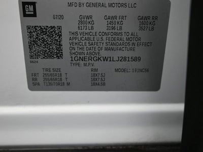 2020 Chevrolet Traverse LT Cloth