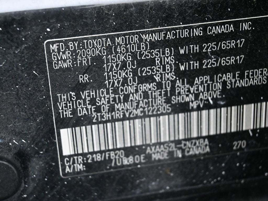 2021 Toyota RAV4 LE