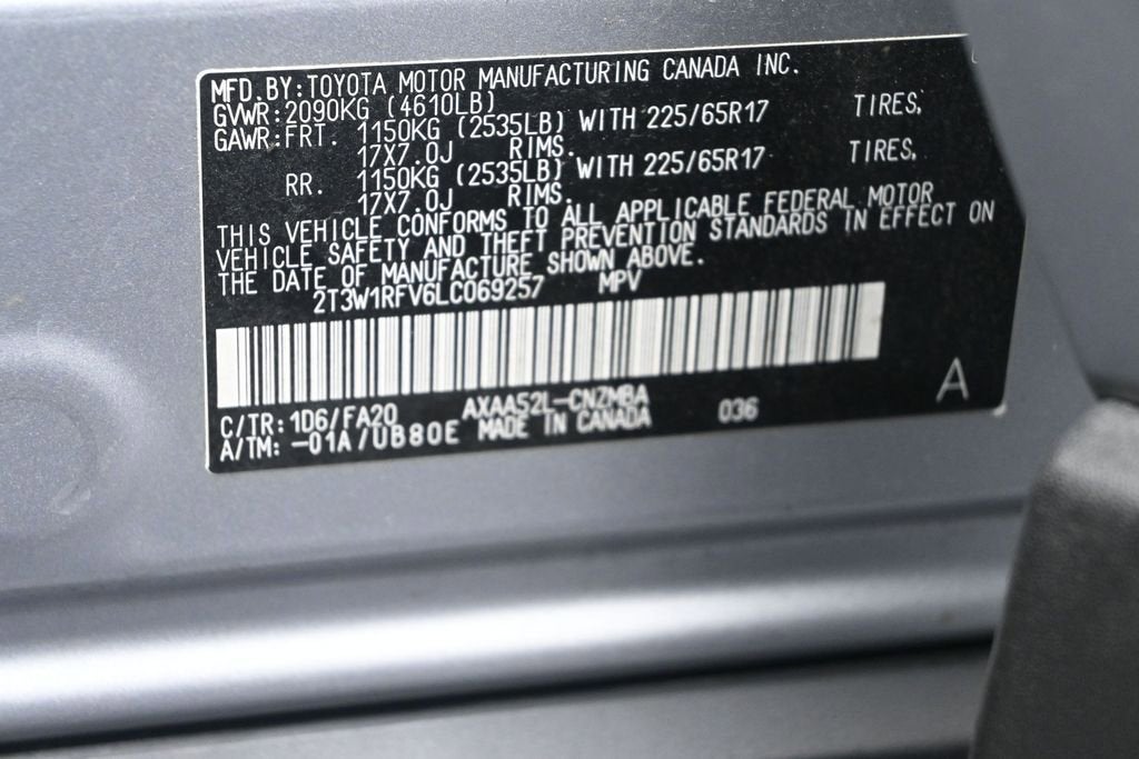 2020 Toyota RAV4 XLE