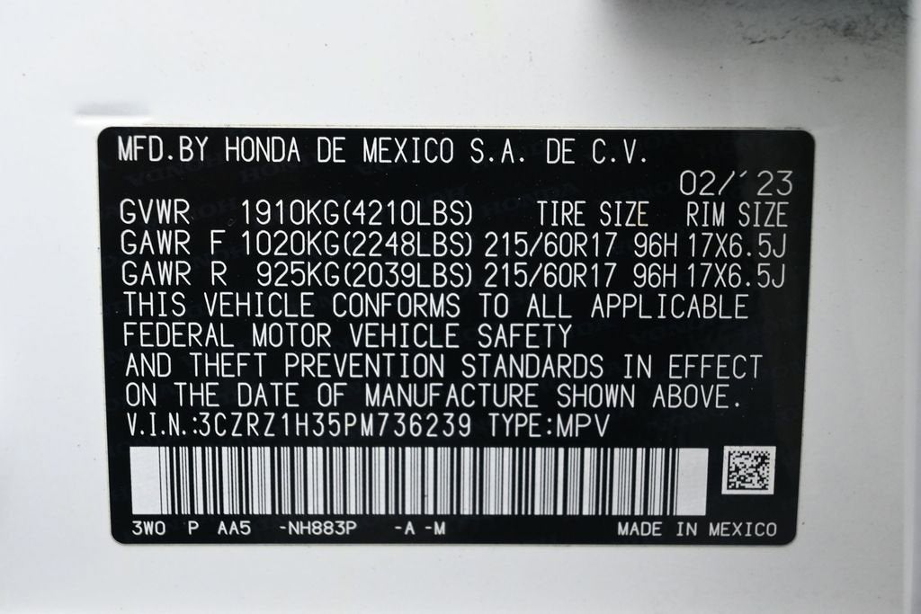 2023 Honda HR-V 2WD LX